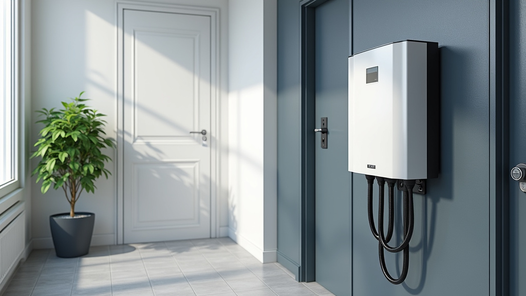 Borne de recharge électrique installée dans une entreprise de Parné-sur-Roc