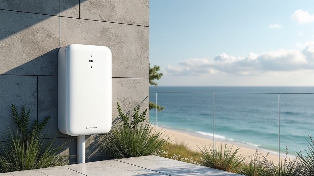 Borne de recharge électrique installée en extérieur à Fort-Mahon-Plage, résistante aux intempéries