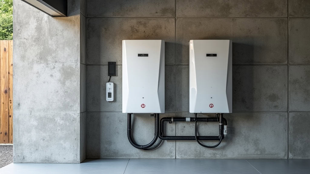 Borne de recharge électrique Legrand installée dans un garage à Gometz-le-Châtel