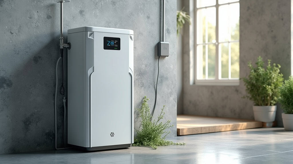 Borne de recharge installée à l