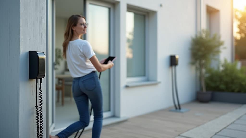 Borne de recharge intelligente connectée à une application mobile à Wattwiller