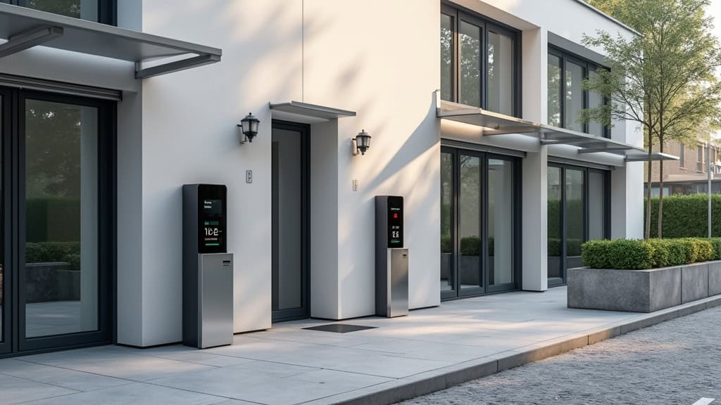 Borne de recharge publique située 34 Rue de l