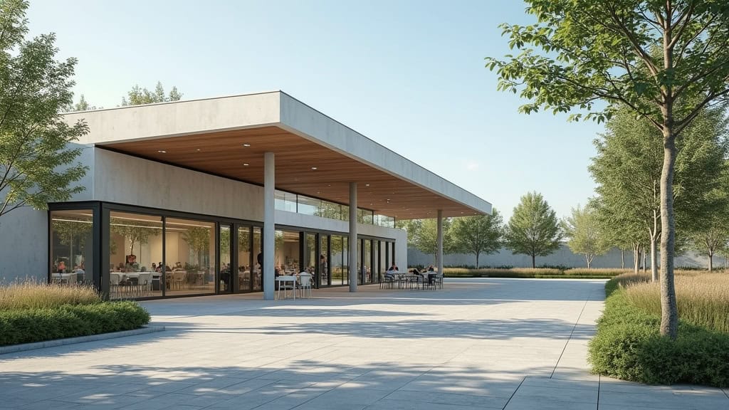 Borne de recharge publique située à Hermes