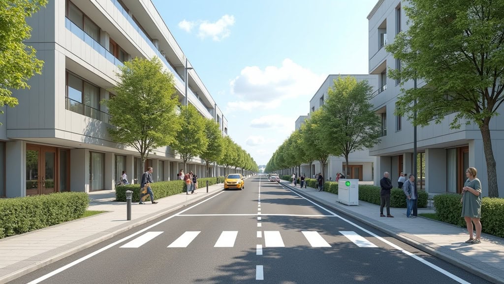 Borne de recharge publique sur l’Avenue de Pézenas à Nézignan-l