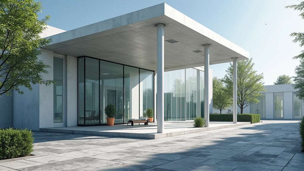 Borne de recharge publique sur une aire d