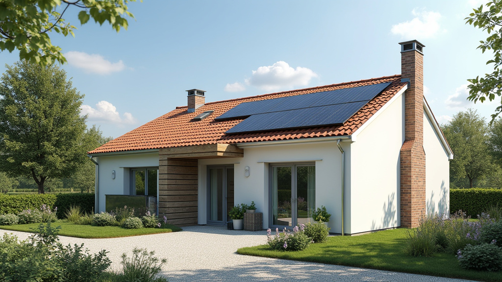 Borne de recharge reliée à un système photovoltaïque à La Jarne