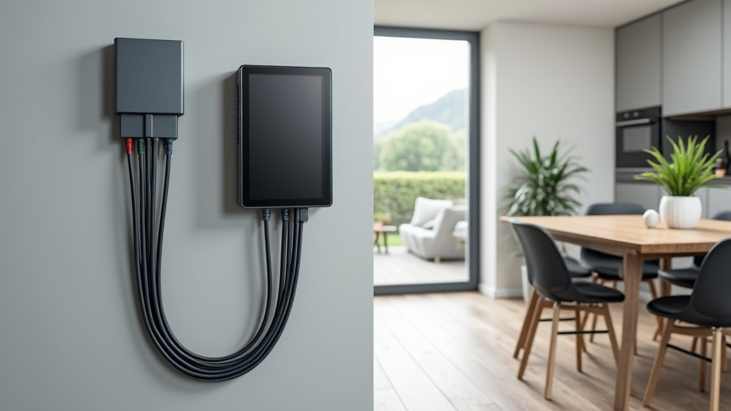 Borne électrique connectée installée à Le Deschaux avec écran d