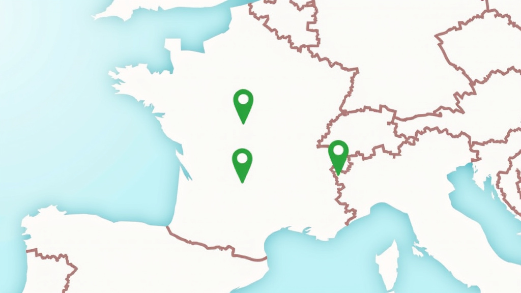 Carte indiquant les bornes de recharge publiques à Douvres-la-Délivrande