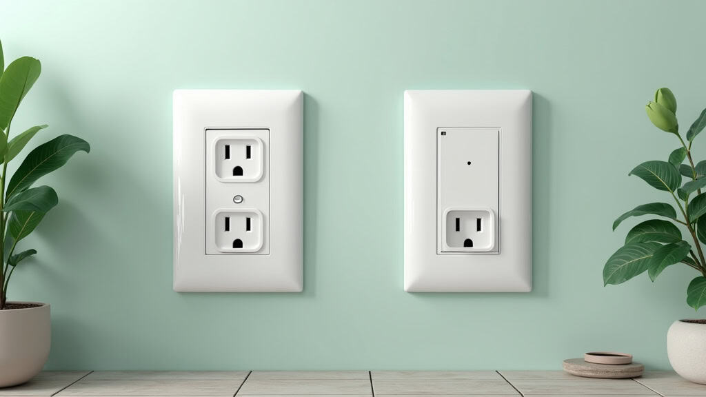 Comparaison entre une borne mural de recharge et une prise renforcée Green