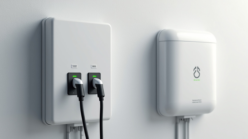 Comparaison entre une prise renforcée et une wallbox murale pour la recharge de voiture électrique