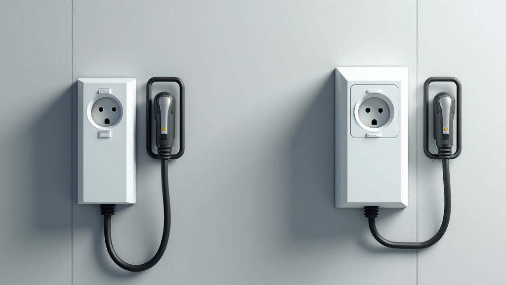 Comparaison entre une prise renforcée et une wallbox pour la recharge de voiture électrique