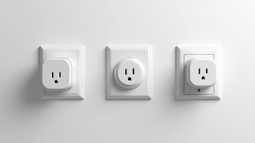 Comparatif visuel des différents types de bornes de recharge électrique : prise renforcée, wallbox monophasée et triphasée