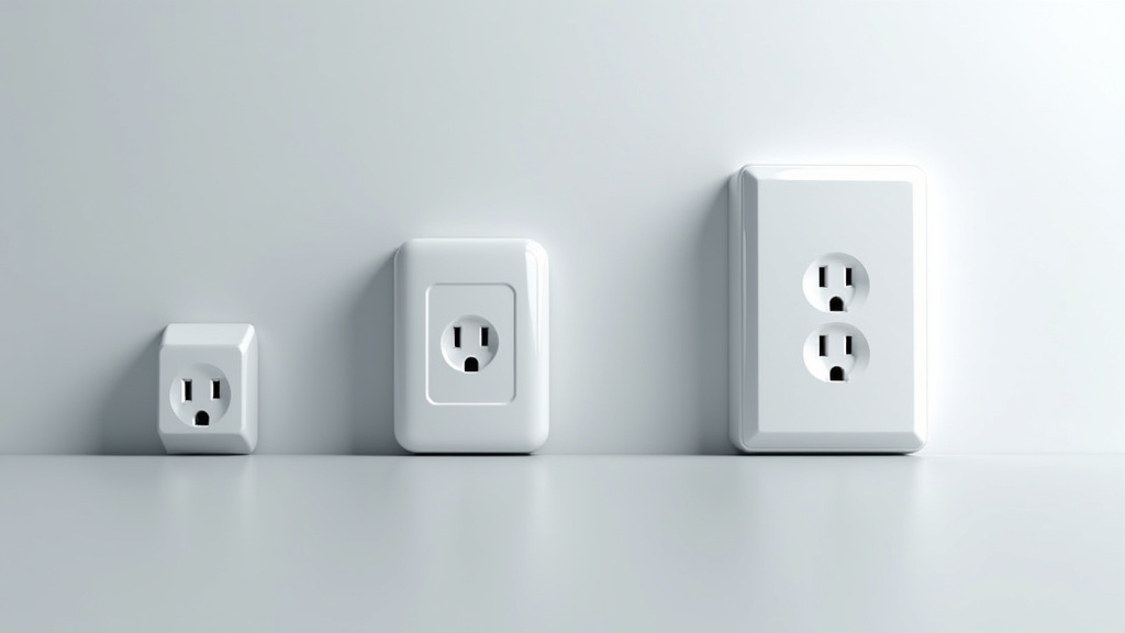 Comparatif visuel des différents types de bornes de recharge électrique : prise renforcée, wallbox monophasée, wallbox triphasée