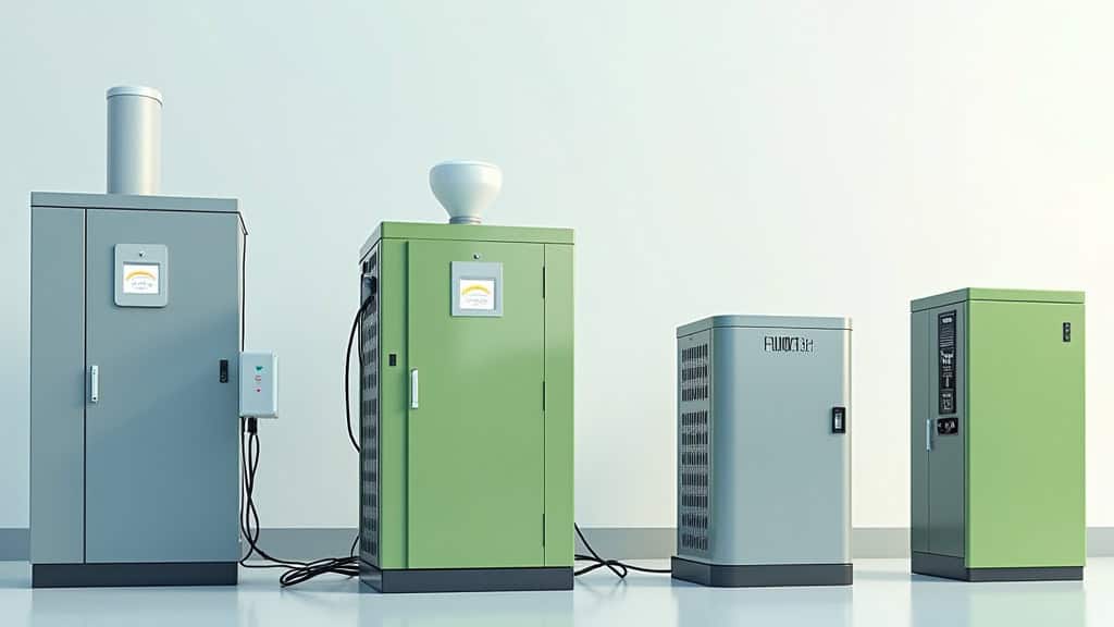 Différents modèles de bornes de recharge électrique installées en Aube