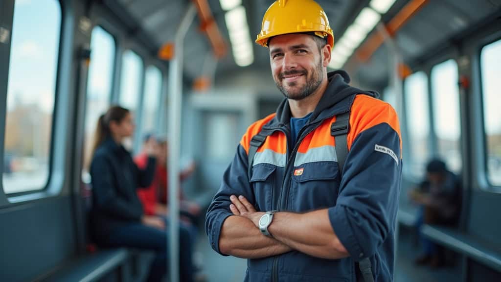 Électricien certifié IRVE en train d