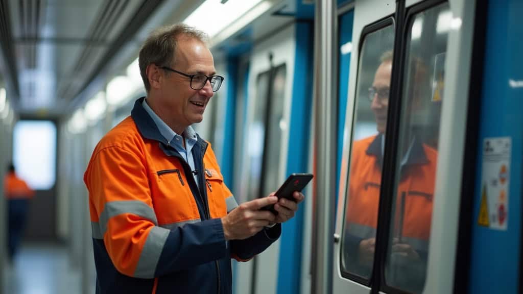 Électricien certifié IRVE en train d