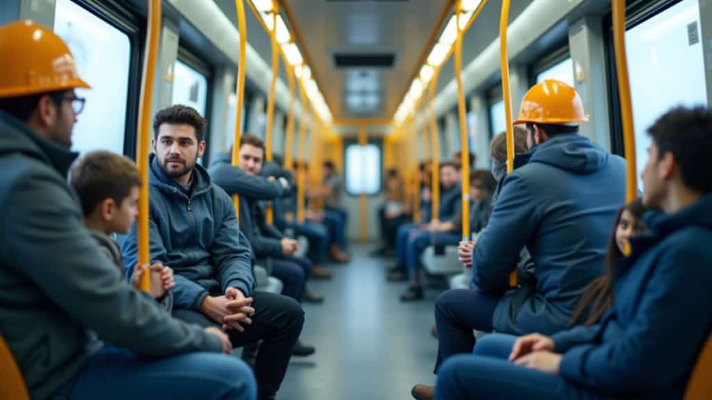 Électricien en train d