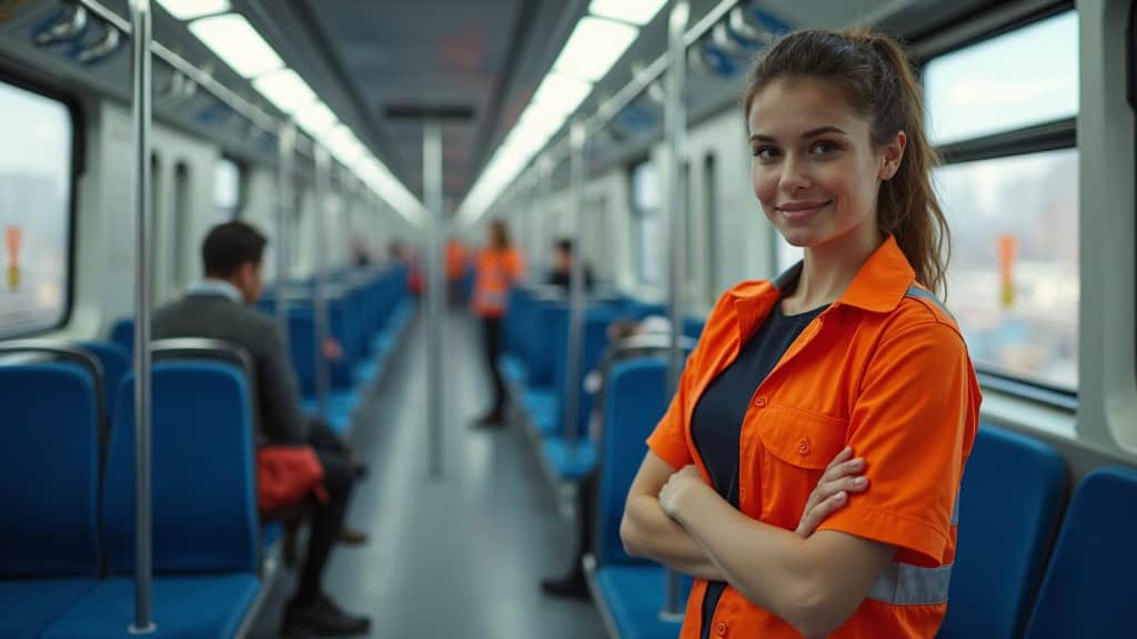 Électricien en train d