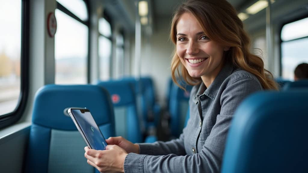 Électricien IRVE en train d