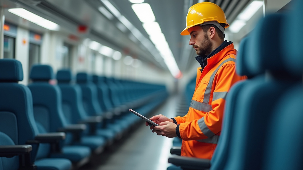 Électricien qualifié IRVE en train d