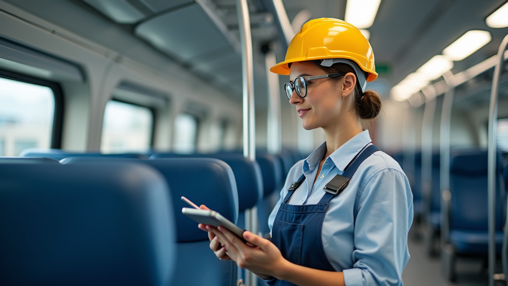 Électricien qualifié IRVE en train d