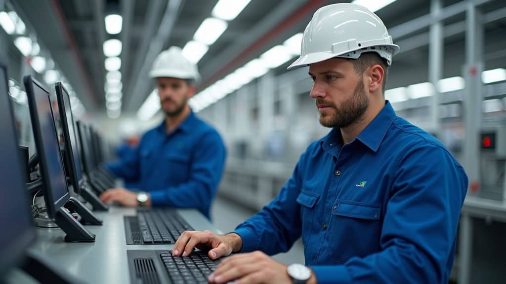 Équipe Maxelec en train d