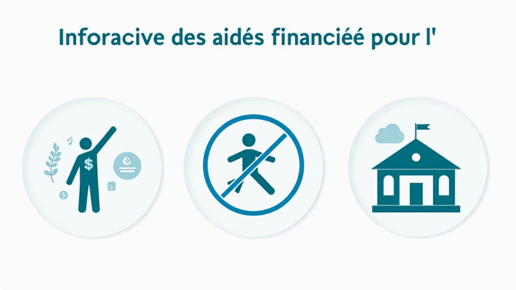 Infographie des aides financières pour l