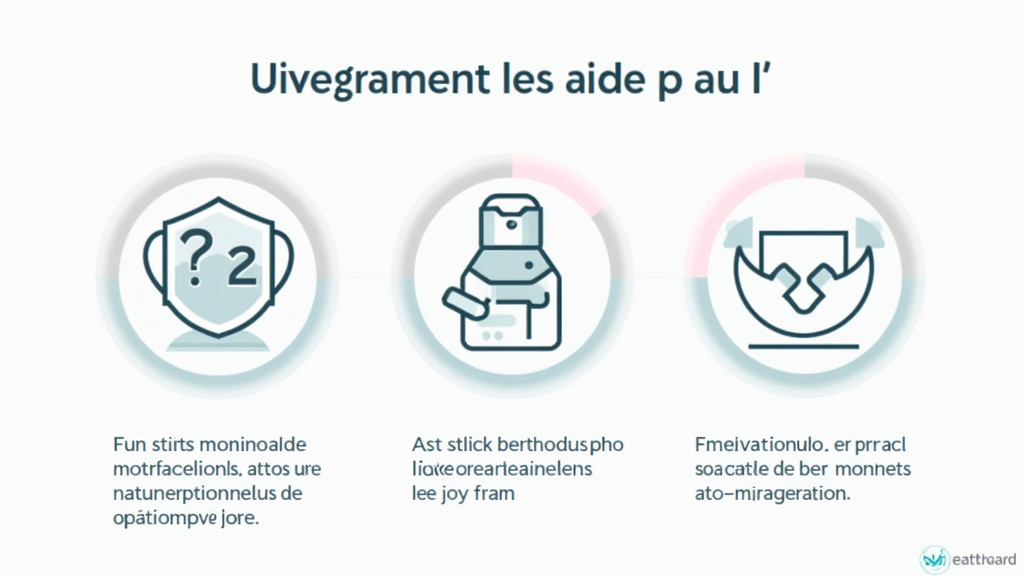 Infographie illustrant les aides pour l