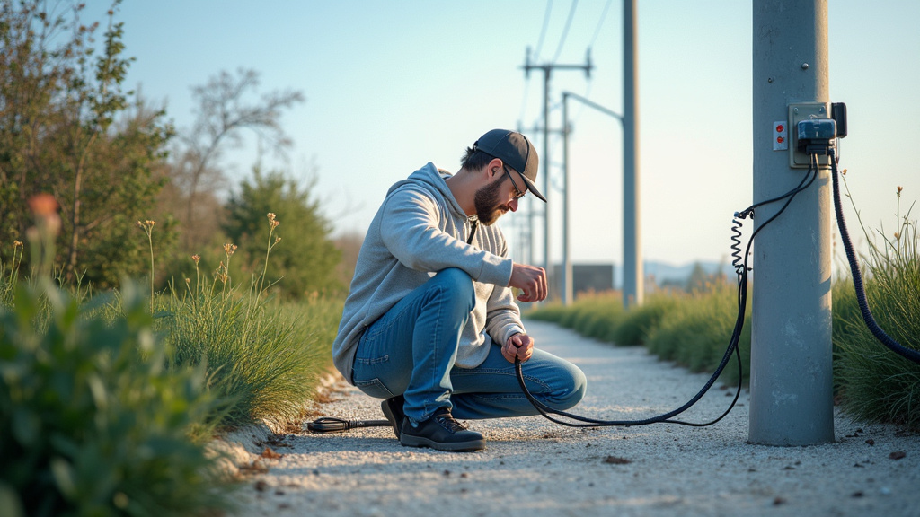 Borne électrique Saint-Thibéry : Installation 2025