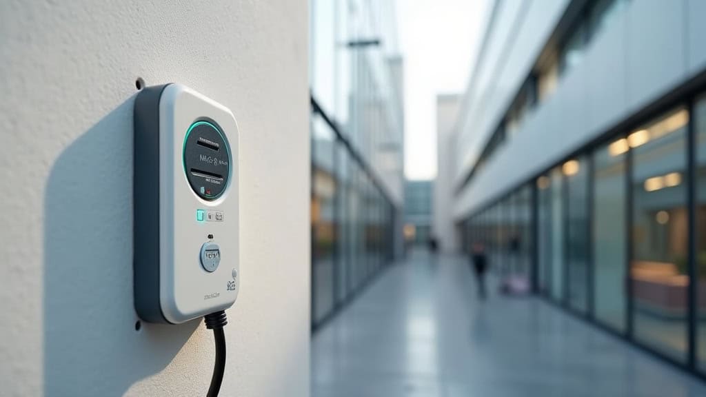 Point de charge électrique installé à l