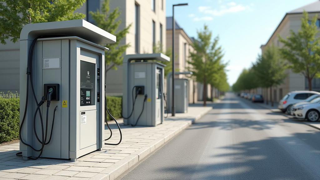 Station de recharge publique située rue Louis le Sénéchal à Ferques