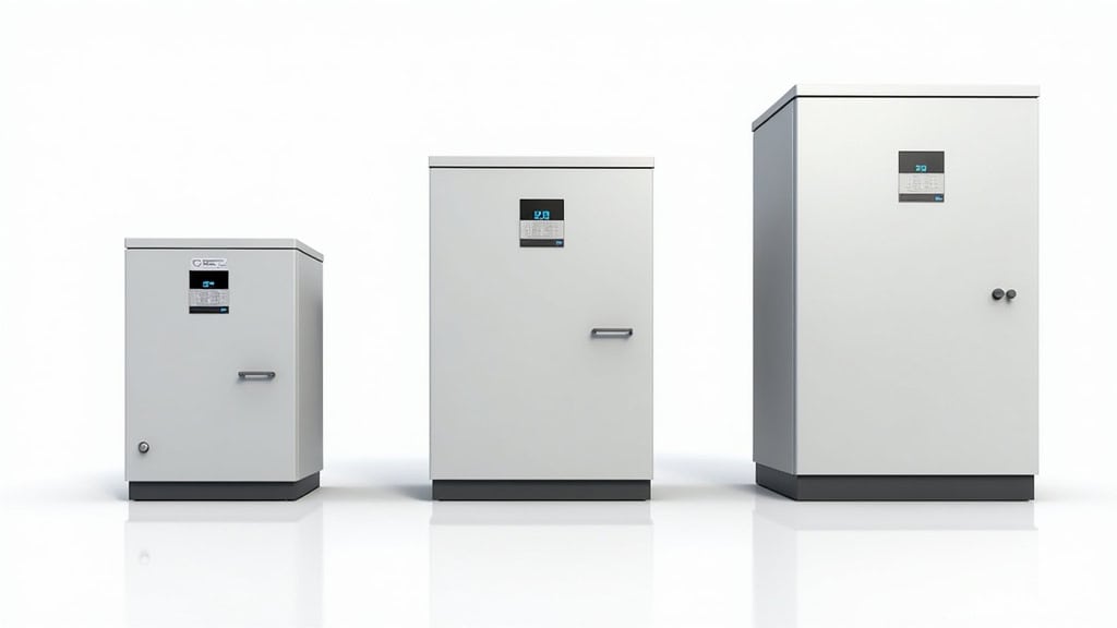 Tableau comparatif des bornes de recharge électriques 7 kW, 11 kW et 22 kW pour installation à Luriecq