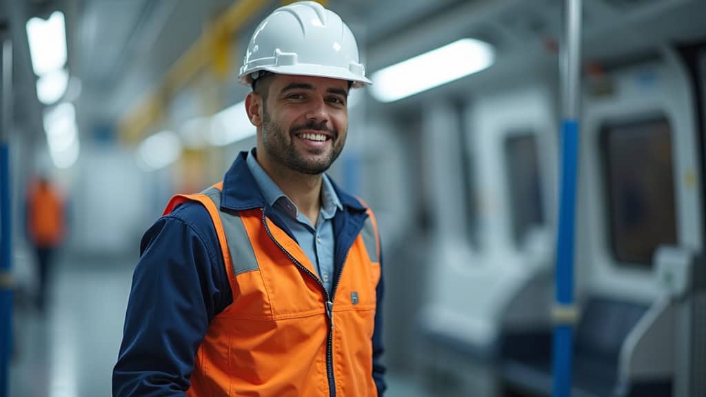 Technicien certifié IRVE en train d