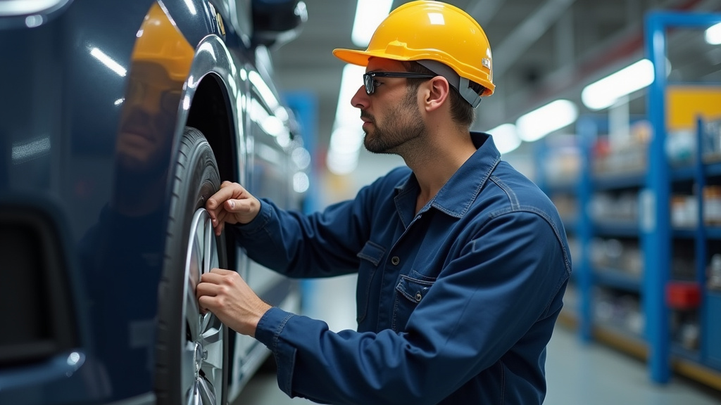 Technicien effectuant la maintenance d