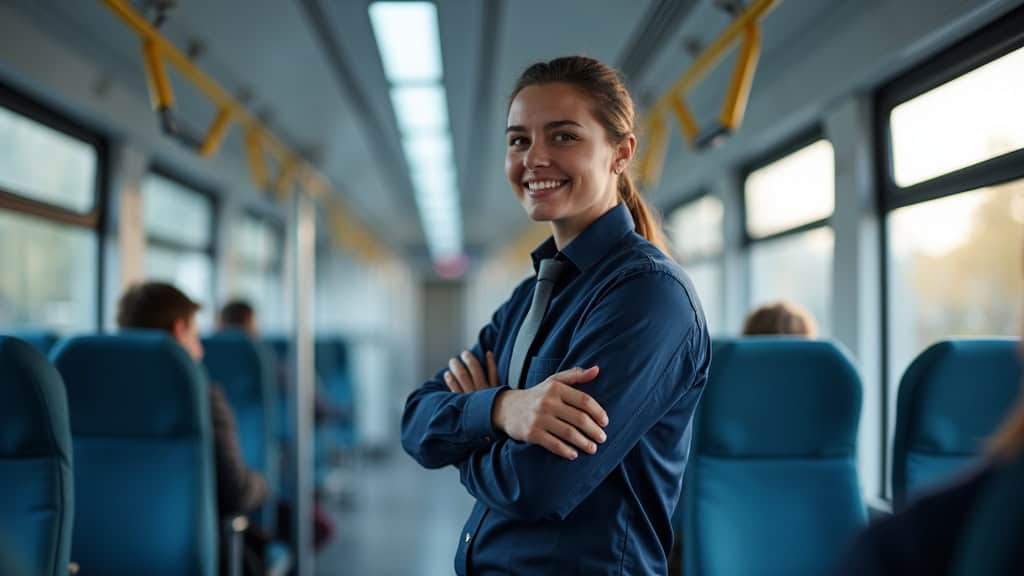 Technicien en train d