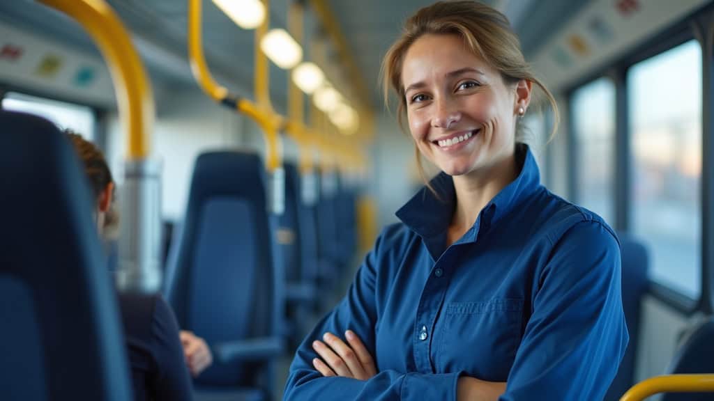 Technicien en train d