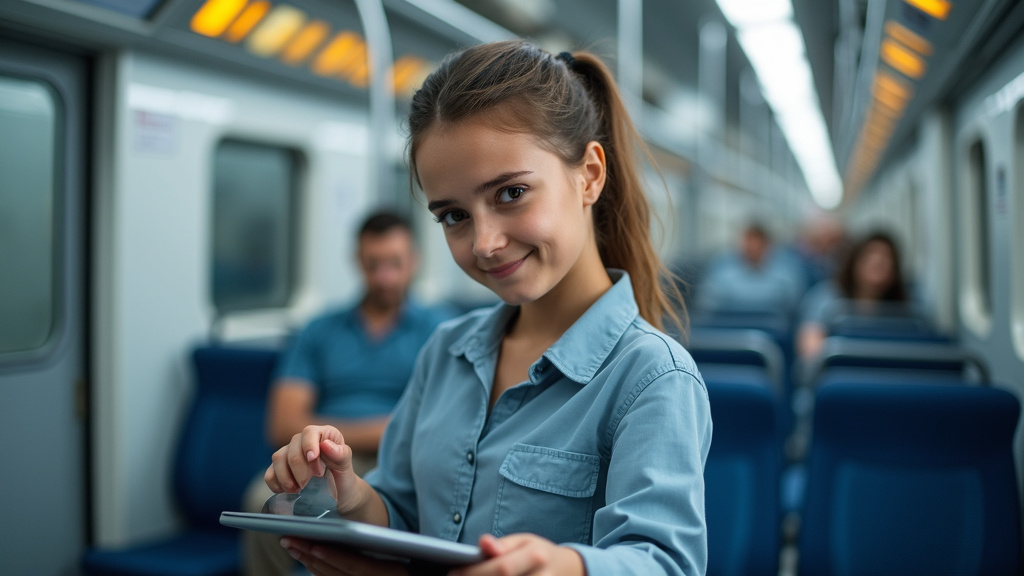 Technicien en train d