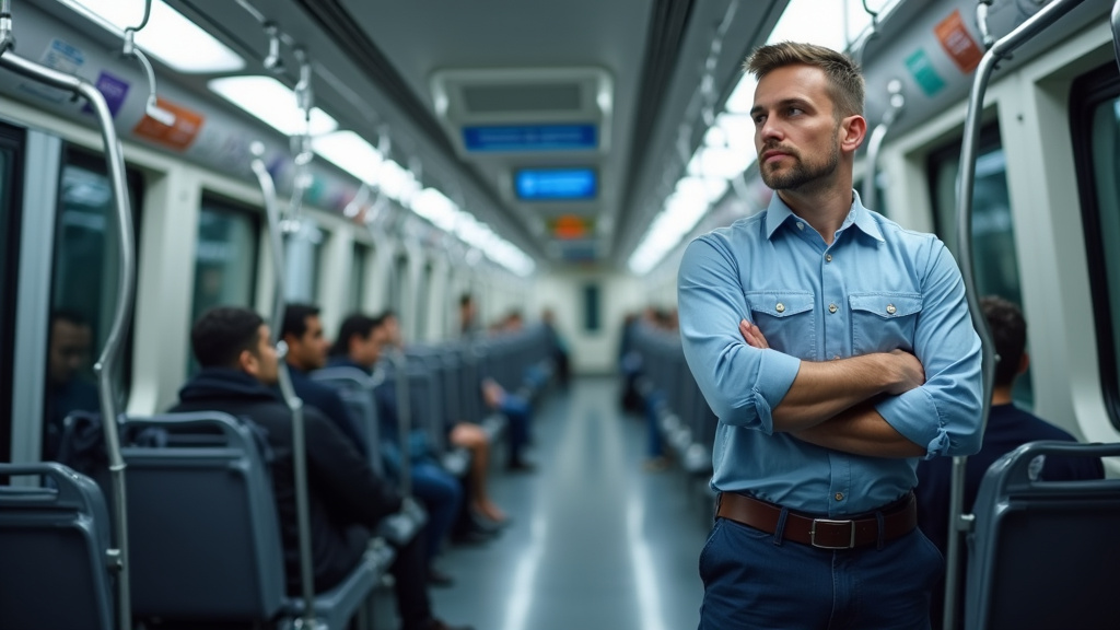 Technicien en train d