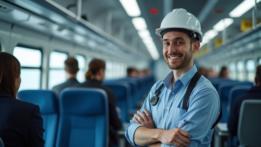 Technicien qualifié IRVE en train d