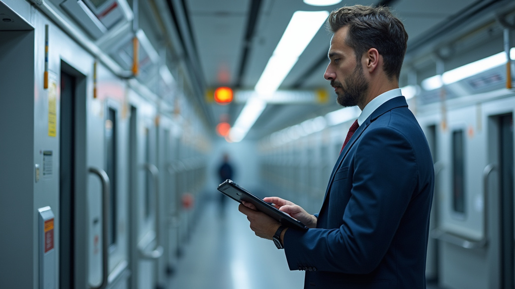 Un technicien certifié IRVE en train d