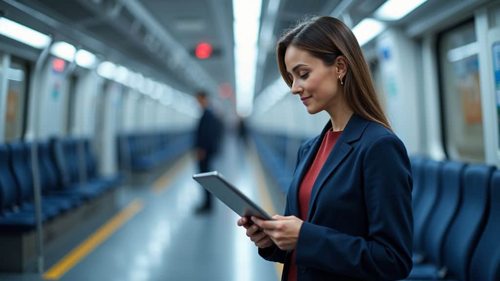 Un technicien IRVE en train d