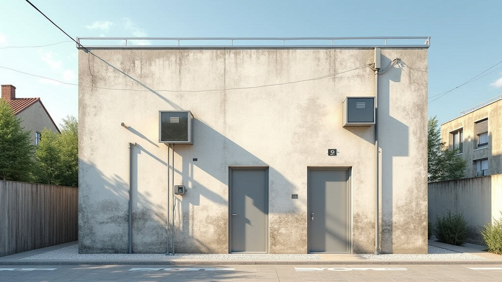 Variété de bornes électriques murales et au sol à Badonviller