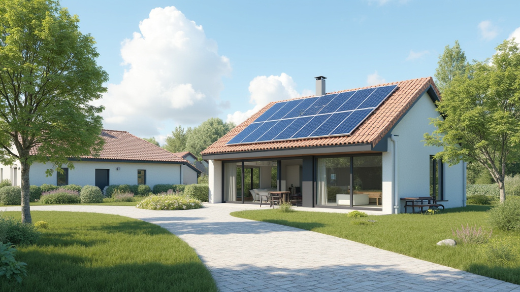 Borne de recharge couplée à des panneaux solaires à Moussac