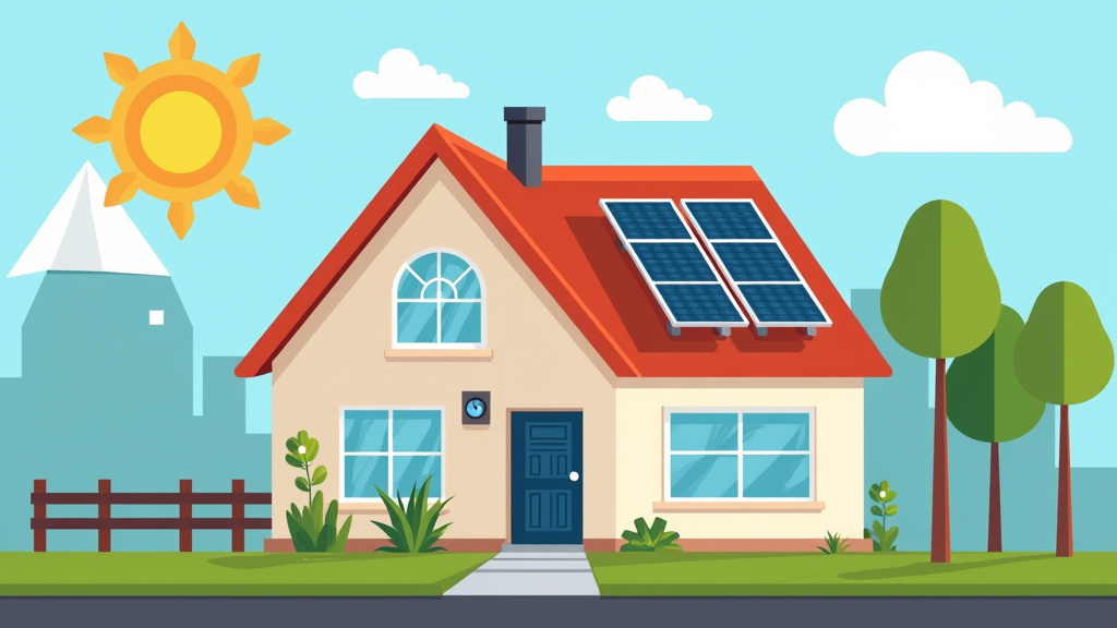 Borne de recharge domestique reliée à des panneaux photovoltaïques avec affichage de la production