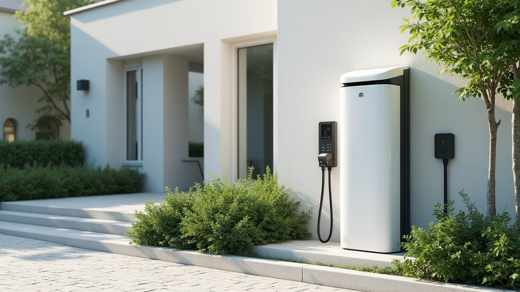 Borne de recharge électrique avec options connectées à La Tour-du-Crieu