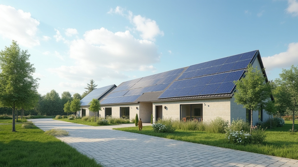 Borne de recharge électrique avec panneaux solaires à Saint-Pardoux-le-Lac