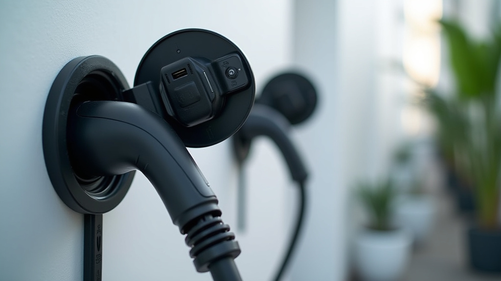 Borne de recharge électrique connectée en fonctionnement à Objat