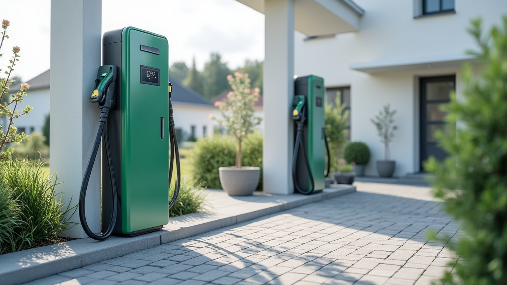 Borne de recharge électrique installée à Bessines-sur-Gartempe en 2025