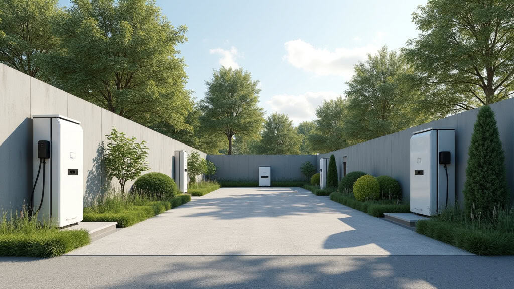 Borne de recharge électrique installée à Jujurieux