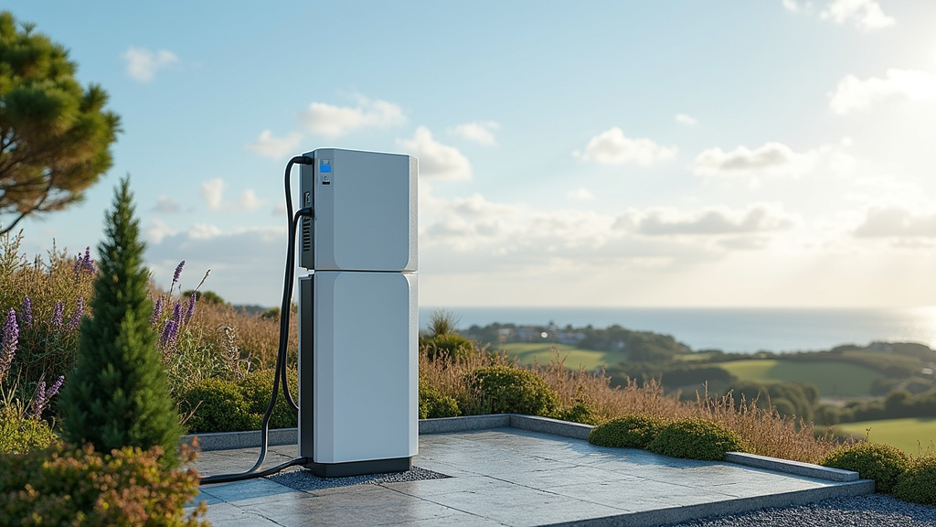 Borne de recharge électrique installée dans le Finistère